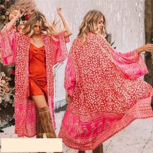 Summer Beach Coverup Kimono